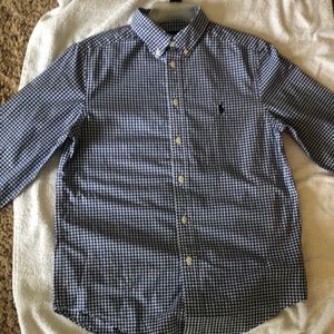 A brand new plaid button up